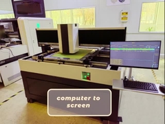 Ordinateur pour examiner la représentation de CTS et l'impression d'habillement de textile de machine de système d'exposition