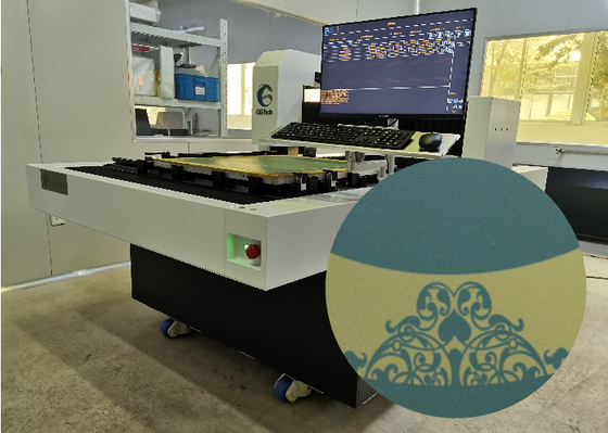 Ordinateur de textile pour examiner exposer la machine